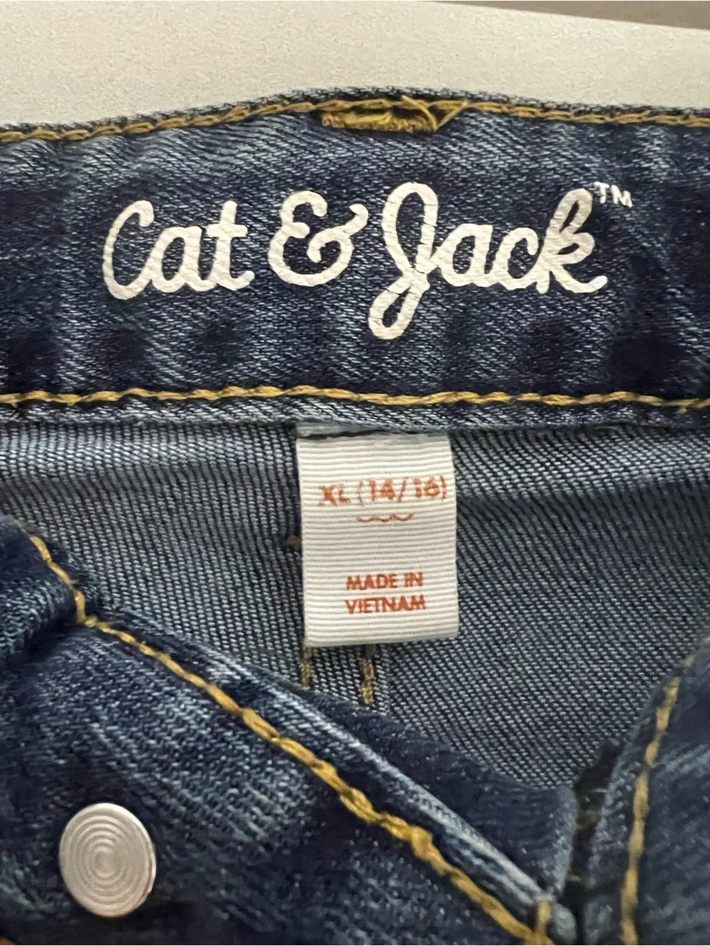 Cat & Jack Dark Blue Denim Jeans
